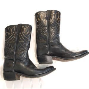 ACME Black Men’s Cowboy Boots